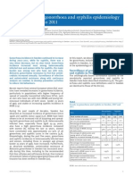 Recent Trends in Gonorrhoea and Syphilis Epidemiology in Sweden: 2007 To 2011