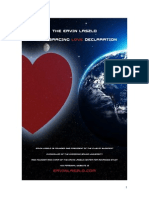 The Ervin Laszlo All Embracing Love Declaration PDF