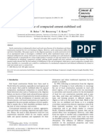 Performance of Compacted Cement-Stabilised Soil