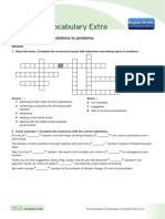 Vocabulary Extra: Advanced Unit 5, p55: Solutions To Problems