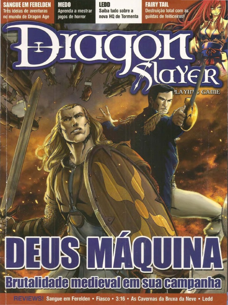 Dragon Slayer 35 - Editora Escala PDF | PDF | Jogos de RPG | Lazer, image size:768x1024