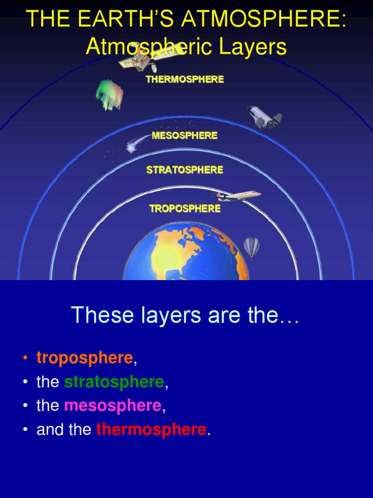 Earth's Atmospheric Layers Explained | PDF | Atmosphere Of Earth ...