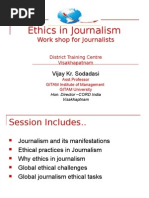 Ethics in Journalism - Vijaygitam