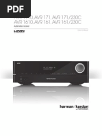 Download Harman Kardon AVR 171 Owners Manual by c_d_edwards SN244476783 doc pdf
