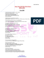 Solved Sociology Mscqs 2003 to 2011