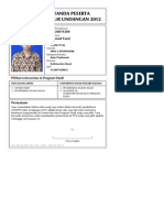 Kartu Pendaftaran SNMPTN 2012 4120074200 PDF