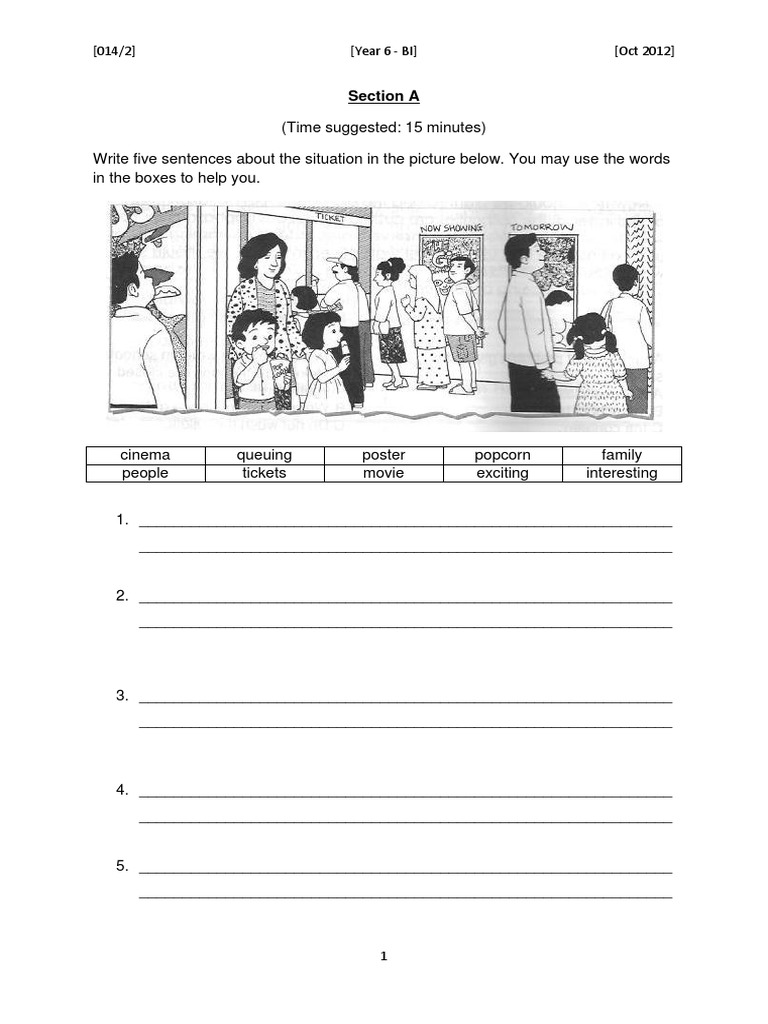 Upsr English Paper 2 Sk