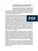 RESUMEN TEXTO BURRELL, Sociological Paradigms and Organizational Análisis