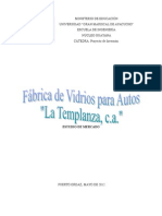 Estudio de Mercado - Vidrios para Autos