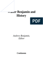 A Benjamin Walter Benjamin and History PDF