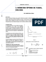 Diametro Optimo de Tubos PDF