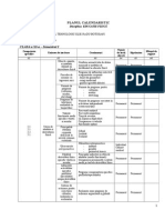 Clasa 11a Planul Calendaristic Semestrial