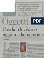 Oggetti - Così La Televisione Aggiorna La Nostra Memoria