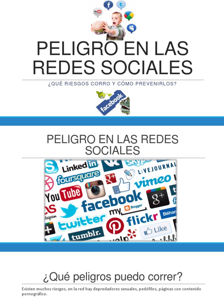 Riesgos y Prevención en Redes Sociales | PDF | Ciencias sociales ...