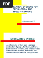 Information Systems for Production & Manufacturing