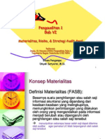 Materialitas, Risiko, & Strategi Audit Awal