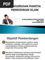 Pengurusan Panitia Pendidikan Islam