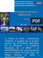 Presentación Política Nacional de NiñezAdolesc.ppt