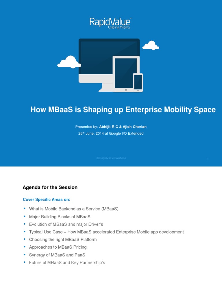 How MBaaS Is Shaping Up Enterprise Mobility by RapidValue Solutions ...