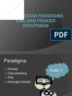 Pergeseran Paradigma Ilmu Dan Praksis Kehutanan