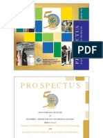 MUET Prospectus for Undergraduate Studies in Engineering, Architecture and Planning