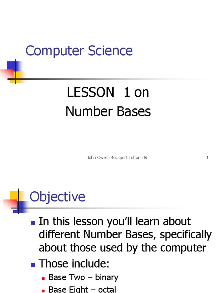 Understanding Number Bases in Computing | PDF | Numbers | Naming ...