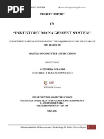 Inventory Management System Project Report