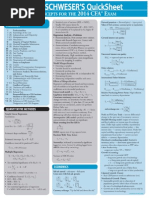 2014 CFA Level 2 Quicksheet