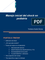 Manejo Inicial Del Shock en Pediatría