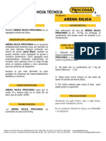Arena Silica PDF