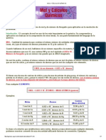 Mol y Cálculos Químicos PDF