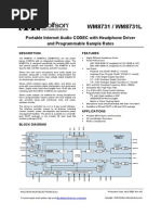 WM8731 PDF