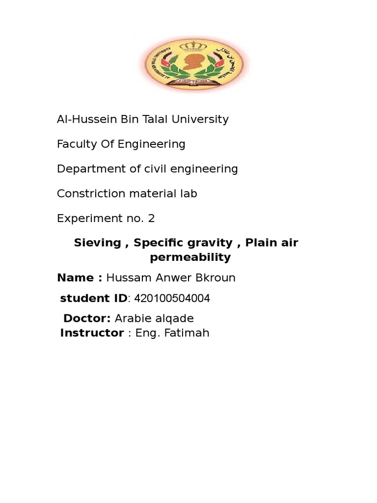 Civil Engineering Lab Experiment 2 | PDF