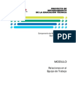 Modulo de Relaciones en El Equipo de Trabajo PDF