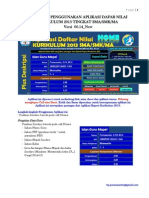 Petunjuk Penggunaan Aplikasi Daftar Nilai SMA SMK MA Versi 06.14 - New