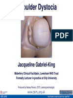 Shoulder Dystocia: Jacqueline Gabriel-King