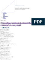 "Camouflage Treatment in Adenoid Facies: Long Face Syndrome"-A Case Report. - Orthodontic Cyber Jou