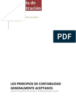 Los Principios de Contabilidad Generalmente Aceptados