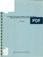 Statistical Analysis of Charpy V-Notch Toughness For Steel Wide Flange Structural Shapes