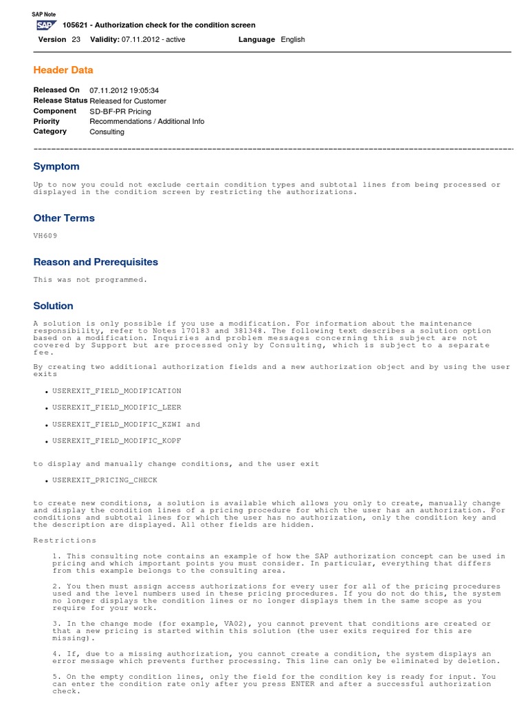 Authorization Check for Condition Screen | PDF | Cheque | Business ...