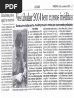 Clipping do lançamento oficial do Curso de Tecnologia em Produção Audiovisual
