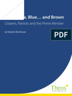 Red, White, Blue and Brown: Citizens, Patriots and The Prime Minister by Stephen Backhouse