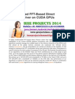 An Optimized FFT Based Direct Poisson Solver On CUDA GPUs PDF