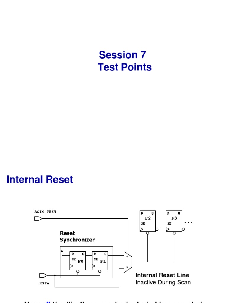 DFT Test Point Insertion PDF Electronic Design Computer Hardware