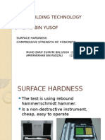 Surface Hardness and Compressive Strength of Concrete