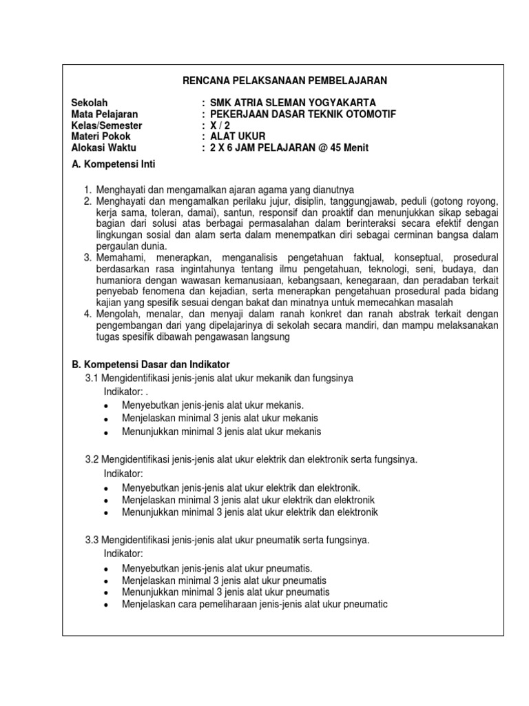 6 Rpp Pdo Alat Ukur Pdf
