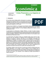 Crisis Internacional y Su Impacto en Bolivia PDF