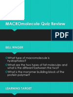 10 24 14 macromolecule quiz review