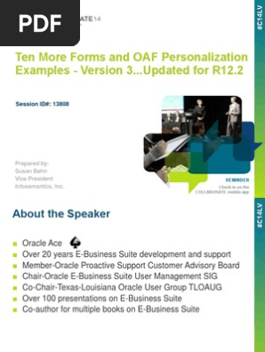 Ten More Forms And Oaf Personalization Examples Version 3