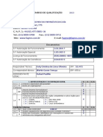 Questionário de qualificação de empresa farmacêutica